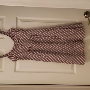 American Eagle, Size 4, Gray Striped Dress